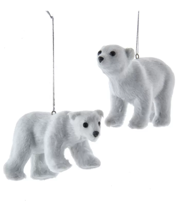 Boutique de Noël Animaux*Ornament, Furry Polar Bear