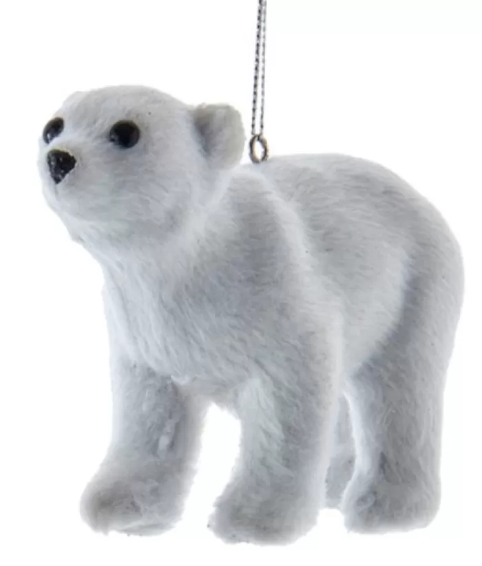 Boutique de Noël Ornament, Furry Polar Bear