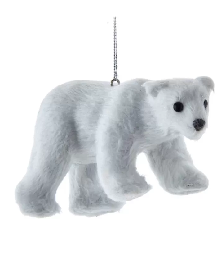 Boutique de Noël Animaux*Ornament, Furry Polar Bear