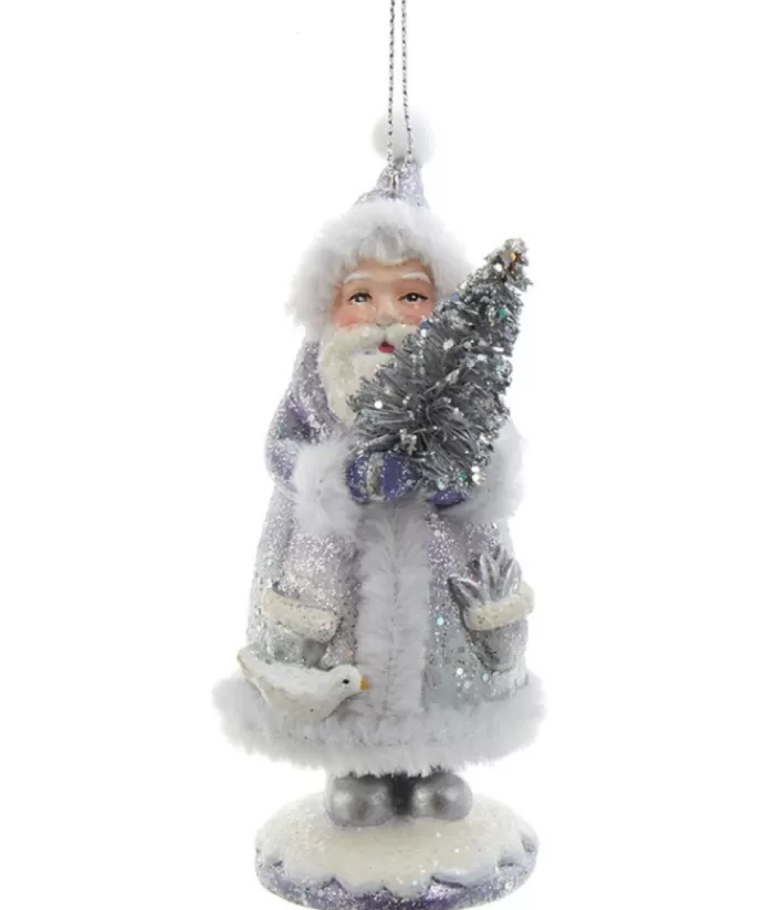 Boutique de Noël Ornament, Glittering Belsnickel, (German Christmas Folklore Character)