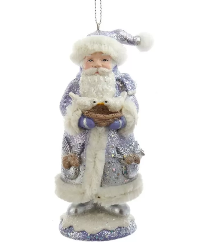 Boutique de Noël Ornament, Glittering Belsnickel, (German Christmas Folklore Character)