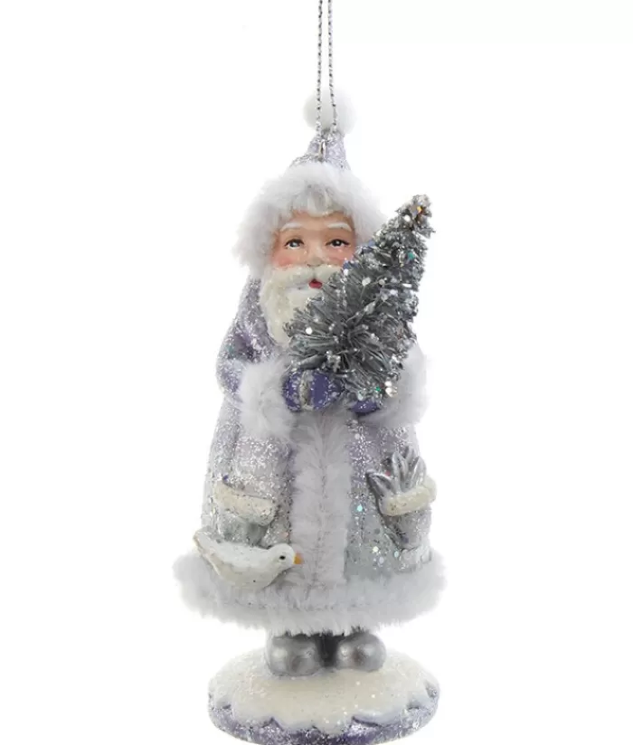 Boutique de Noël Anges & Père Noël*Ornament, Glittering Belsnickel, (German Christmas Folklore Character)