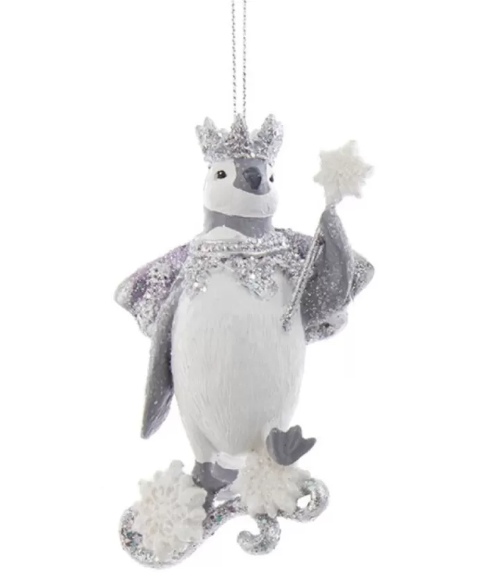 Boutique de Noël Ornament, Glittering Royal Penguin