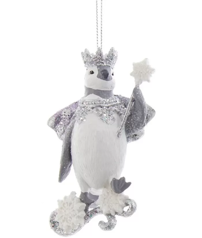 Boutique de Noël La Mer*Ornament, Glittering Royal Penguin