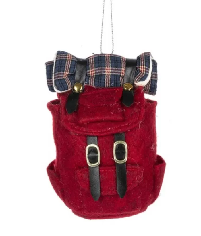 Boutique de Noël Loisirs & Professions*Ornament, Hiker`S Red Backpack