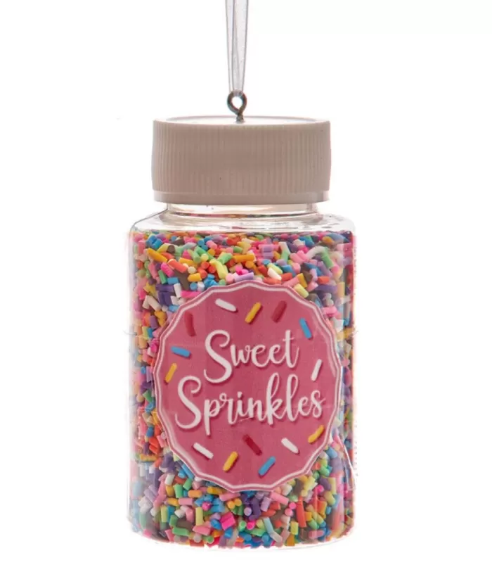 Boutique de Noël Ornament, Jar Of Sweet Sprinkles