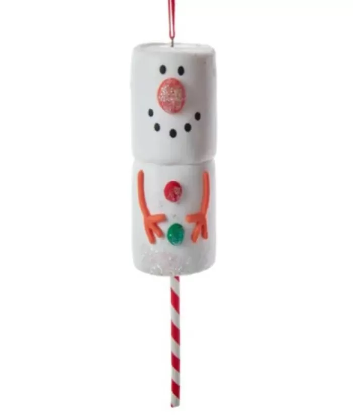 Boutique de Noël Pains D'épices & Bonbons*Ornament, Marshmallow Snowman