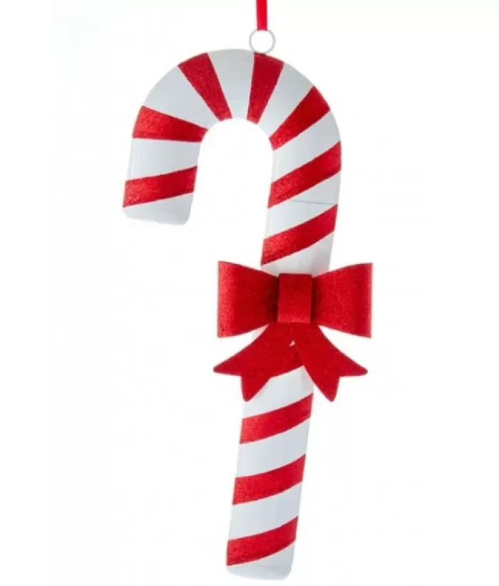 Boutique de Noël Ornament, Metal Candy Cane