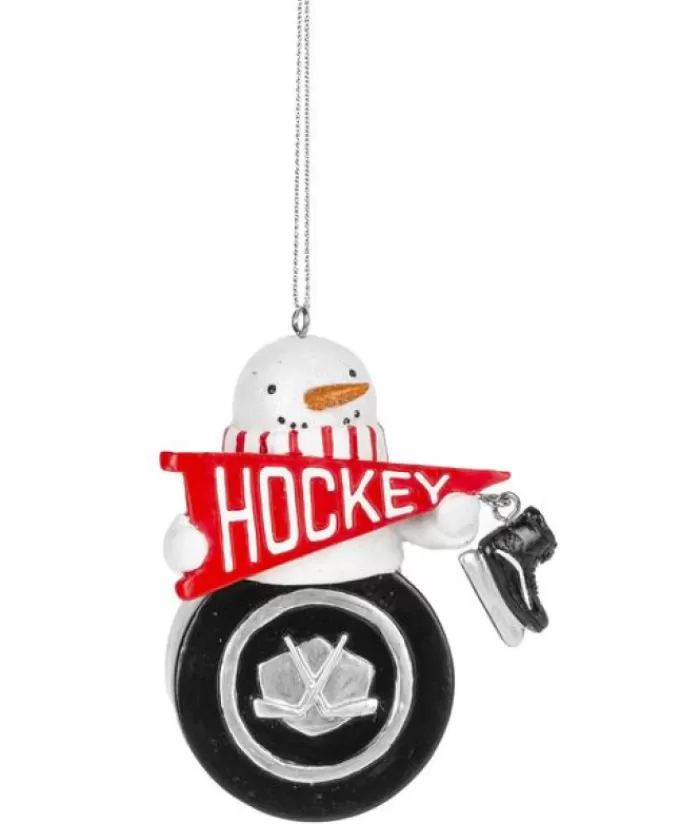 Boutique de Noël Sports*Ornament, Mister Snowman, Hockey Fan