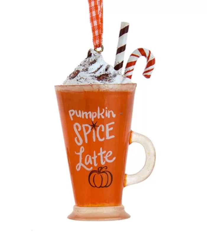 Boutique de Noël Ornament, Mug With Motif "Pumpkin Spice Latte"