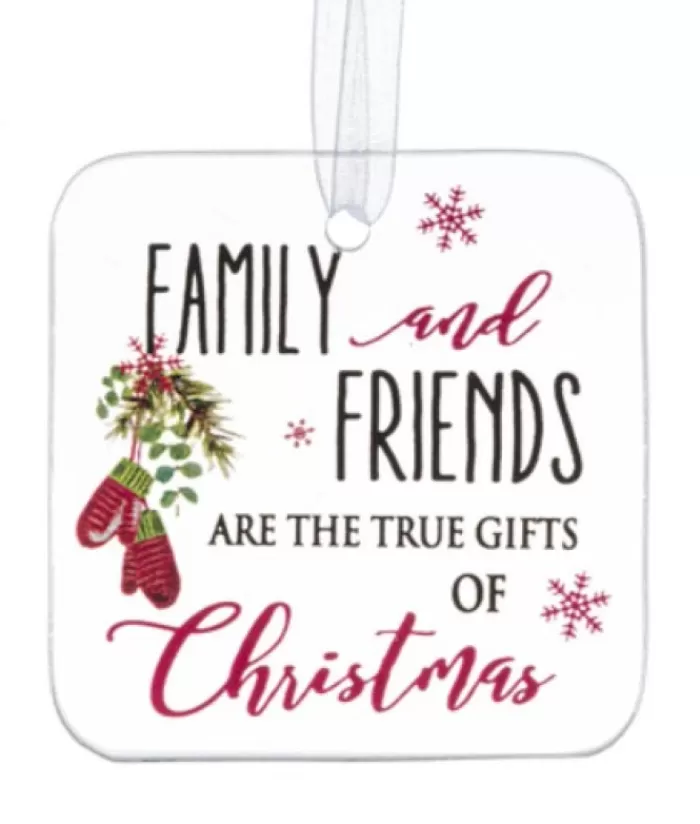 Boutique de Noël Sentiments*Ornament, Plaque With Bird Motif, With Message