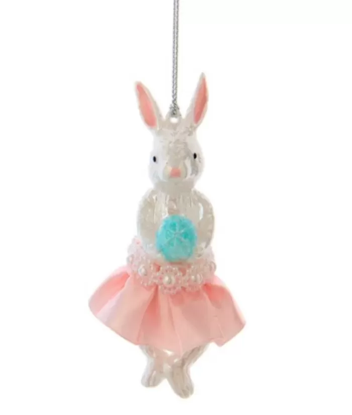 Boutique de Noël Ballet & Casse-Noisettes*Ornament, Rabbit In Pink Fabric Tutu.