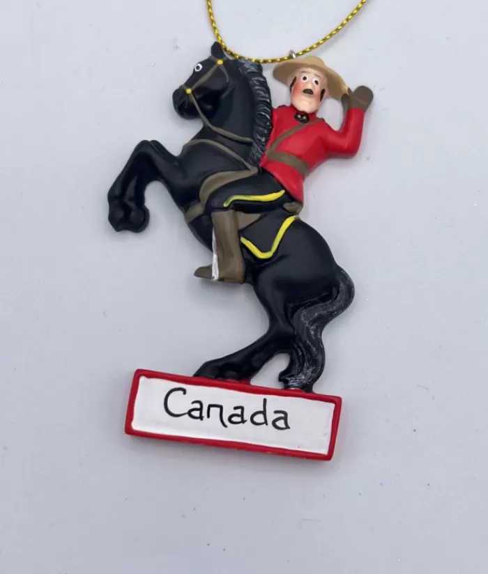 Boutique de Noël Loisirs & Professions*Ornament, Rcmp Mounty On Horseback