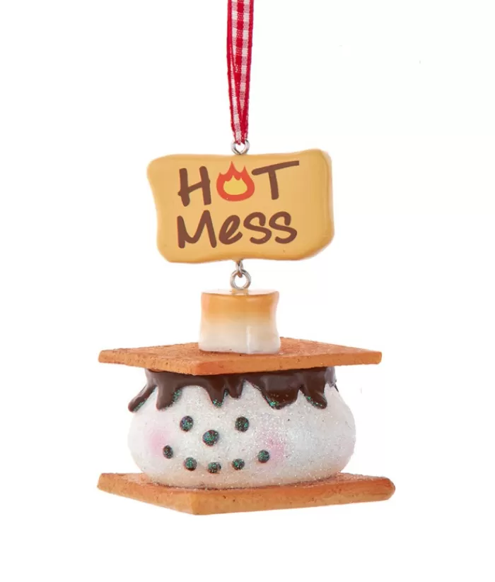 Boutique de Noël Nourriture & Breuvages*Ornament, Sandwich S'Mores "Hot Mess"