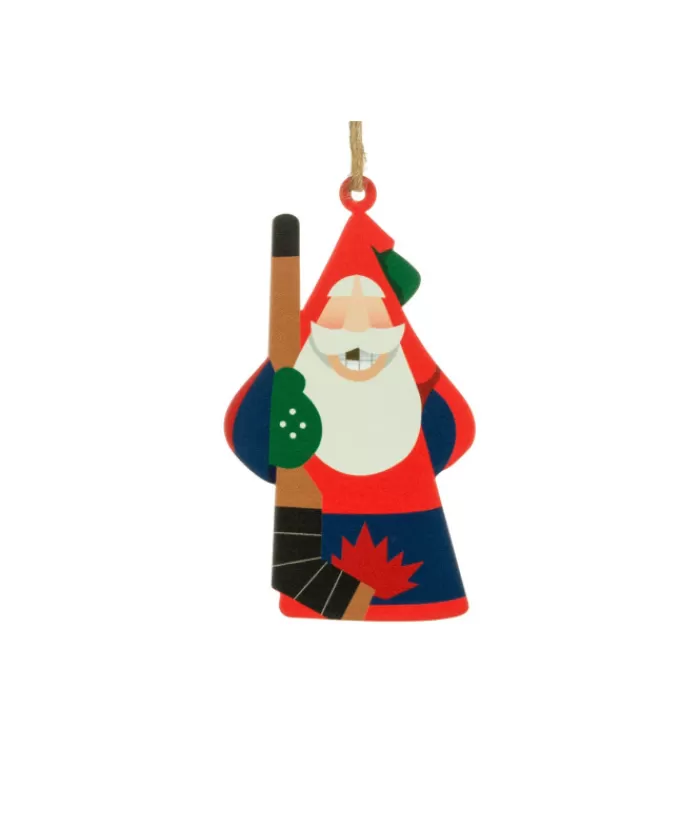 Boutique de Noël Sports*Ornament, Santa, The Hockey Player, Souvenir Of Canada