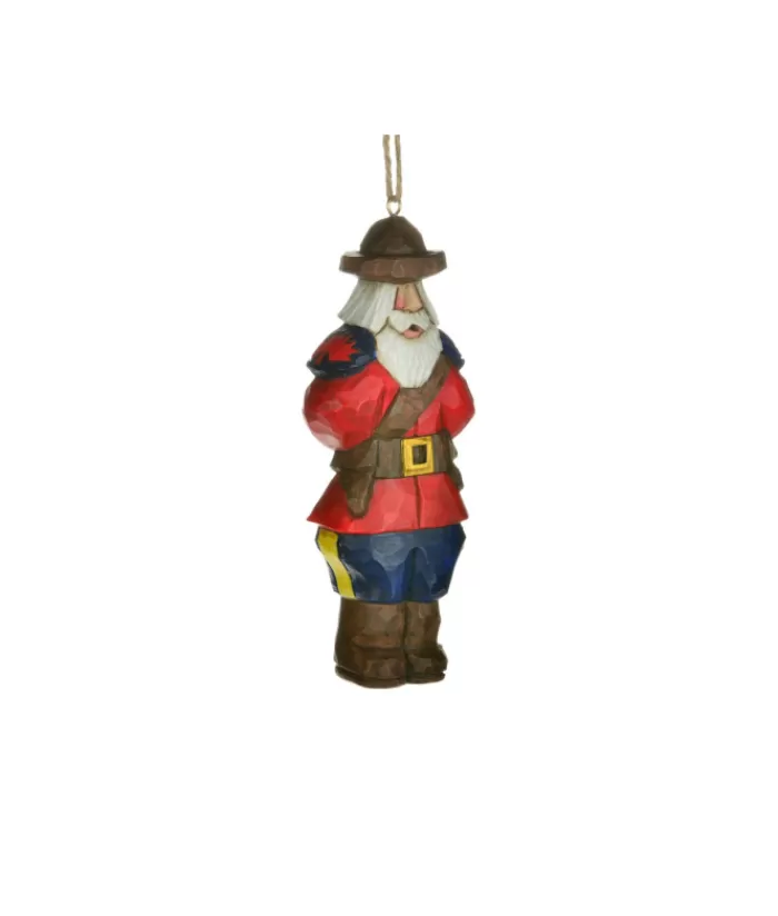 Boutique de Noël Ornements Souvenirs*Ornament, Santa The Mountie, Souvenir Of Canada.