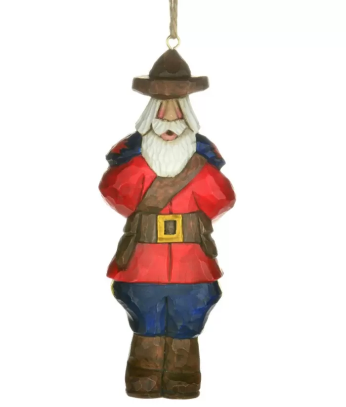 Boutique de Noël Ornament, Santa The Mountie, Souvenir Of Canada.