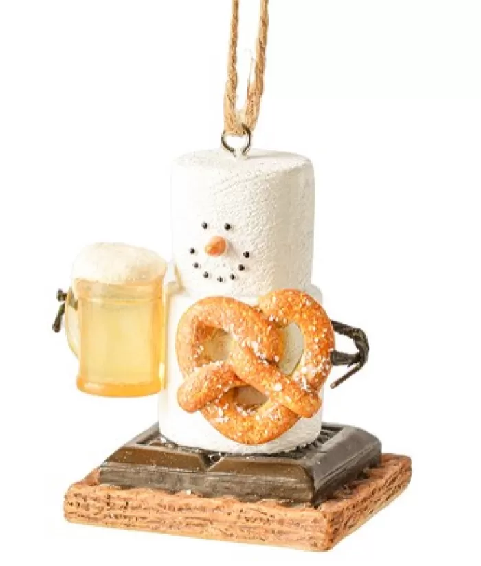 Boutique de Noël Nourriture & Breuvages*Ornament, S'Mores, Beer And Pretzel