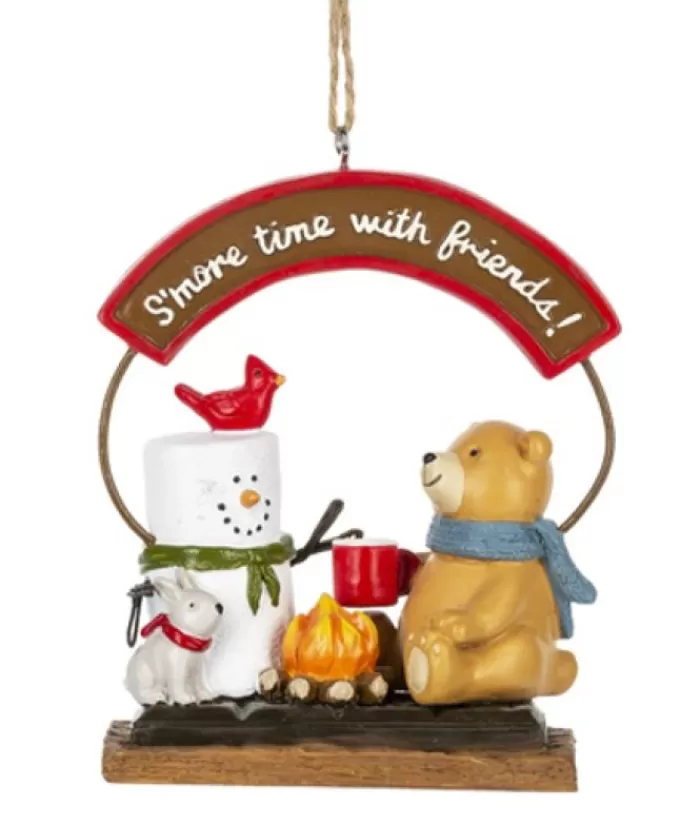 Boutique de Noël Nourriture & Breuvages*Ornament, S'Mores, Campfire S'More, With Forest Friends