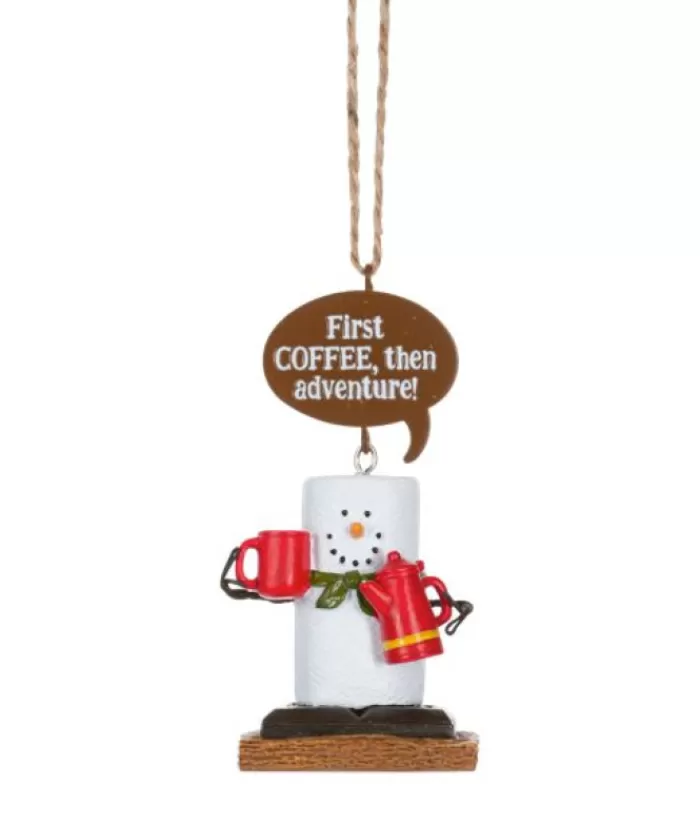 Boutique de Noël Nourriture & Breuvages*Ornament, S'Mores, First Coffee, Then Adventure