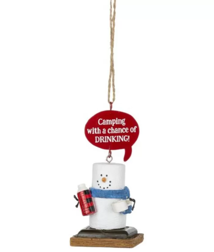 Boutique de Noël Ornament, S'Mores, Forecast For Camping