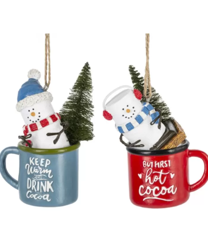 Boutique de Noël Nourriture & Breuvages*Ornament, S'Mores, S'More In A Red Mug (But First, Hot Cocoa)