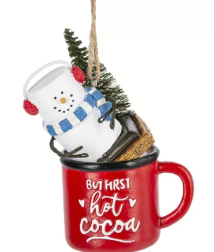 Boutique de Noël Nourriture & Breuvages*Ornament, S'Mores, S'More In A Red Mug (But First, Hot Cocoa)