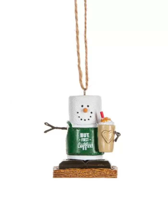 Boutique de Noël Sentiments*Ornament, S'Mores, S'More Needs Coffee First