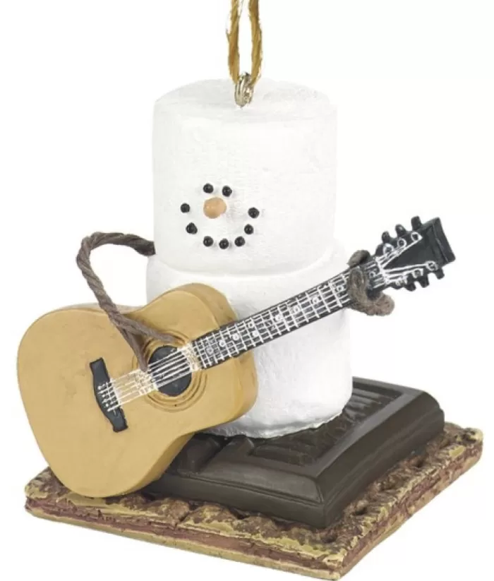 Boutique de Noël Ornament, S'Mores With Guitar