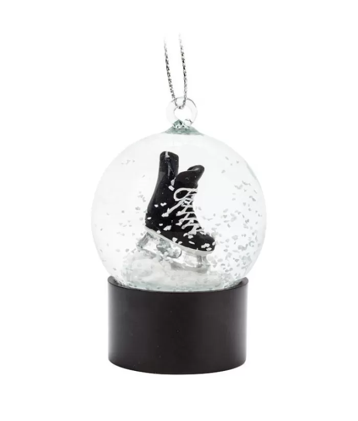 Boutique de Noël Sports*Ornament, Snowglobe With Hockey Skate