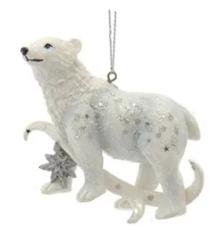 Boutique de Noël Ornament, Sparkling Polar Bear