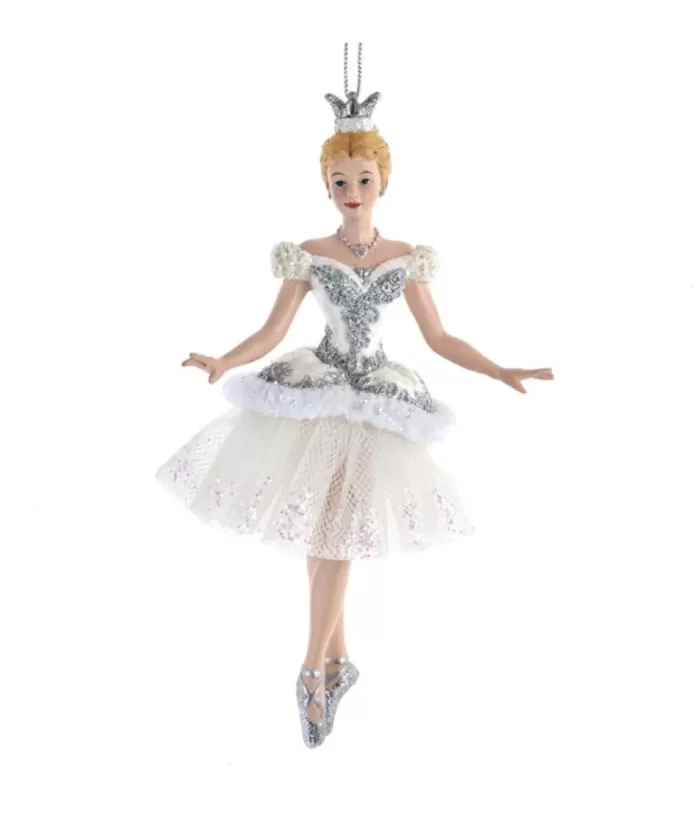 Boutique de Noël Ornament, The Snow Queen Ballerina, With Sparkling Tutu