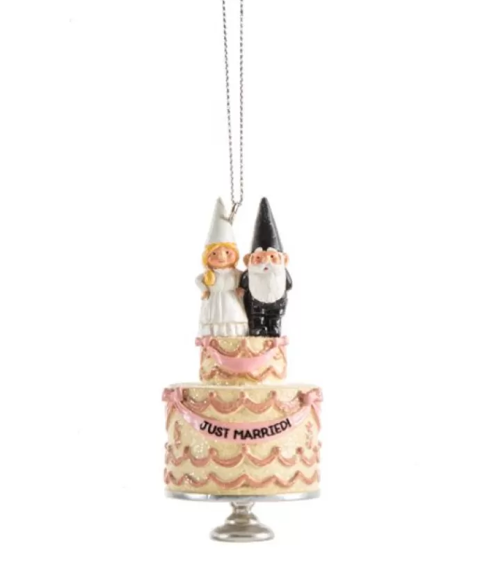 Boutique de Noël Famille & Amitiés*Ornament, Wedding Cake With Gnomes.