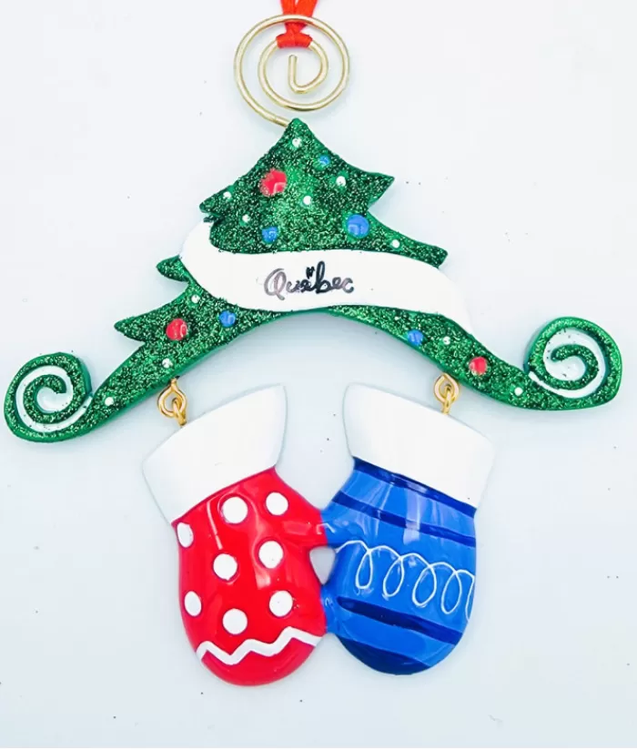 Boutique de Noël Divers*Ornament, Xmas Tree With 2 Mittens