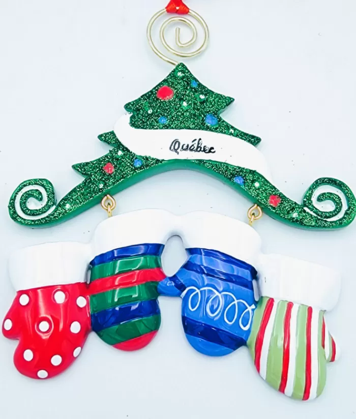 Boutique de Noël Divers*Ornament, Xmas Tree, With 4 Mittens