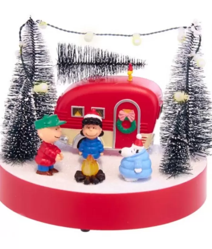 Boutique de Noël Pièces Animées Musicales*Peanut'S Camper, Musical