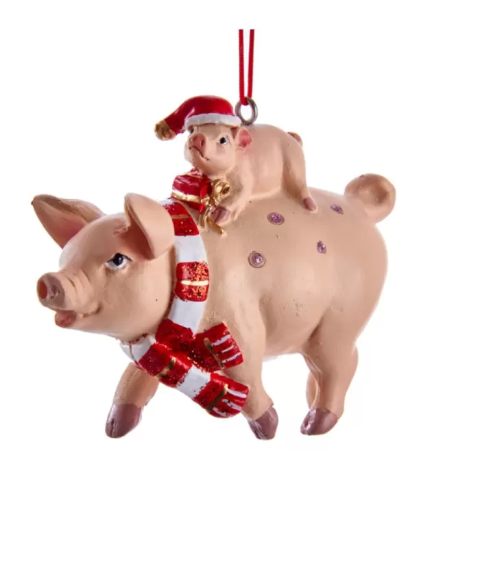 Boutique de Noël Pig And Piglet Ornament