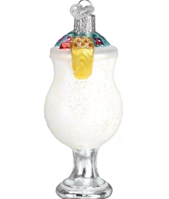 Boutique de Noël Pina Colada Glass Ornament