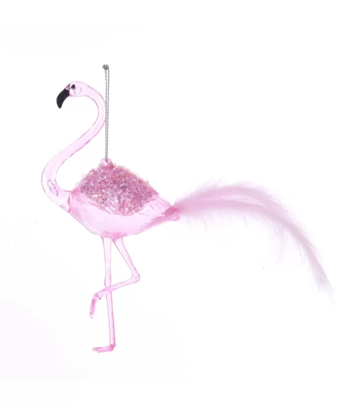 Boutique de Noël Famille & Amitiés*Pink Flamingo Ornament