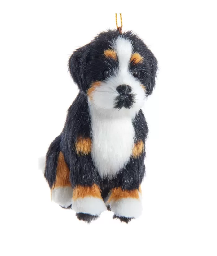 Boutique de Noël Plush Bernese Mountain Dog Ornament