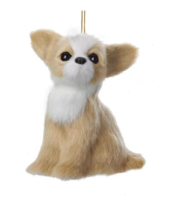 Boutique de Noël Plush Chihuahua Ornament