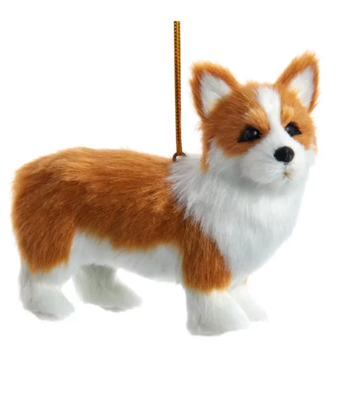 Boutique de Noël Plush Corgi Ornament