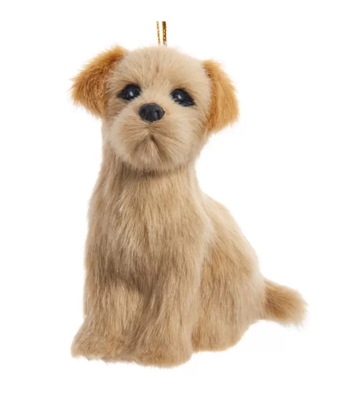 Boutique de Noël Plush Golden Retriever Ornament