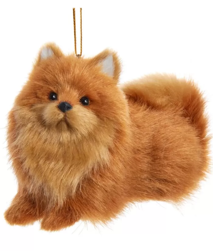 Boutique de Noël Plush Pomeranian Ornament