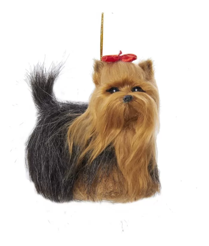 Boutique de Noël Plush Yorkshire Terrier Ornament