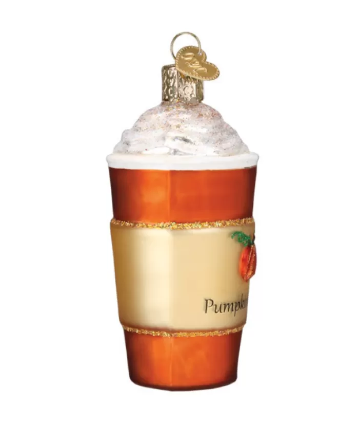 Boutique de Noël Pumpkin Spice Latte Glass Ornament