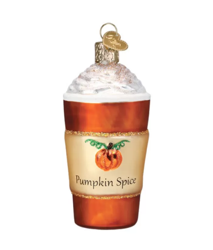 Boutique de Noël Pumpkin Spice Latte Glass Ornament