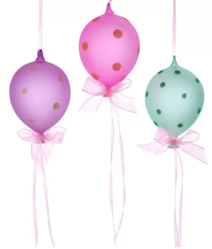 Boutique de Noël Purple Glass Balloon Ornament