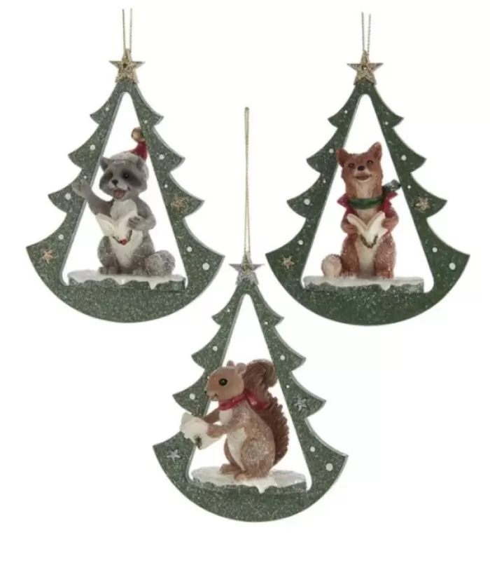 Boutique de Noël Raccoon In Arch Ornament