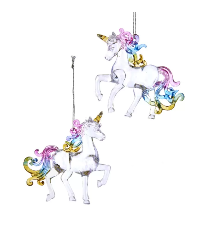 Boutique de Noël Famille & Amitiés*Rainbow Unicorn Ornament